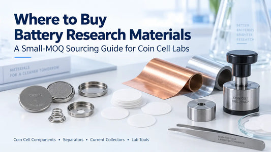 Where to Buy Battery Research Materials: A Small-MOQ Sourcing Guide for Coin Cell Labs