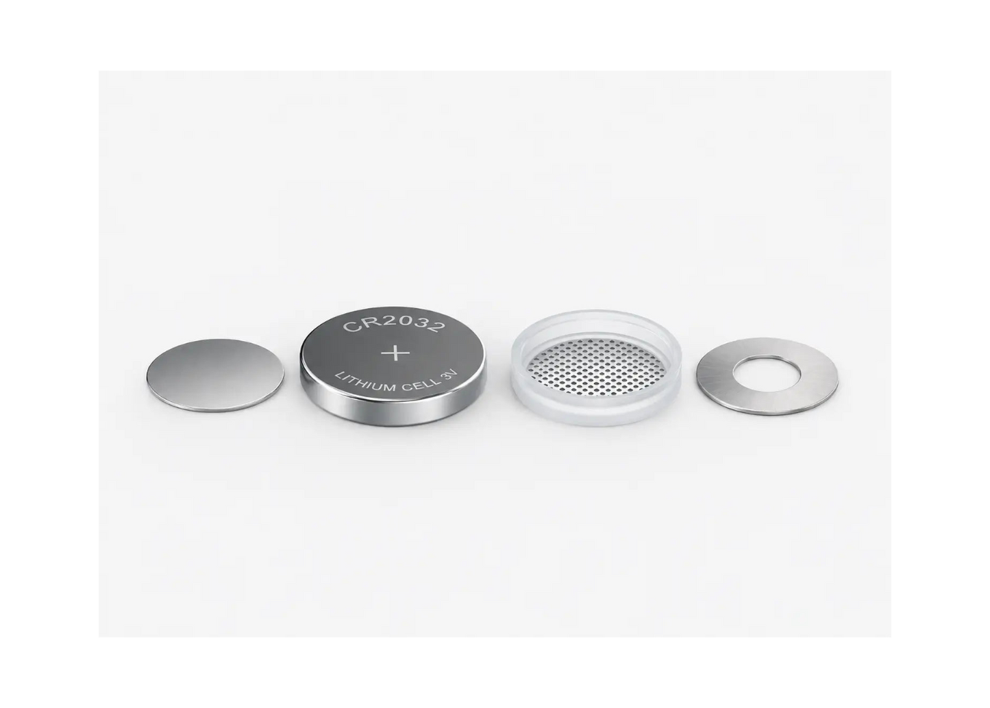 316L Stainless Steel CR2430 Coin Cell Case Set