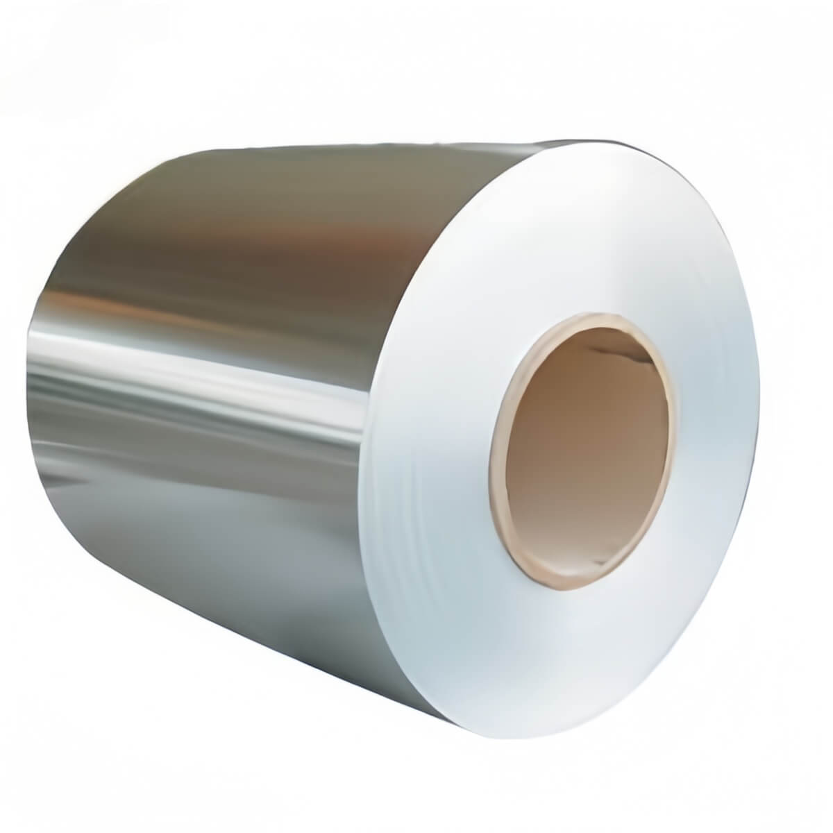 Aluminum foil cathode current collector, single-side polished