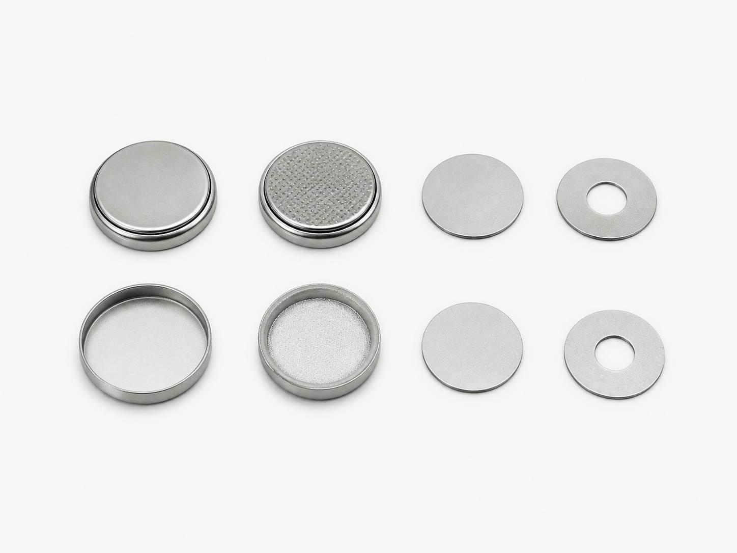 Aluminum-Plated Al-Clad Coin Cell Case