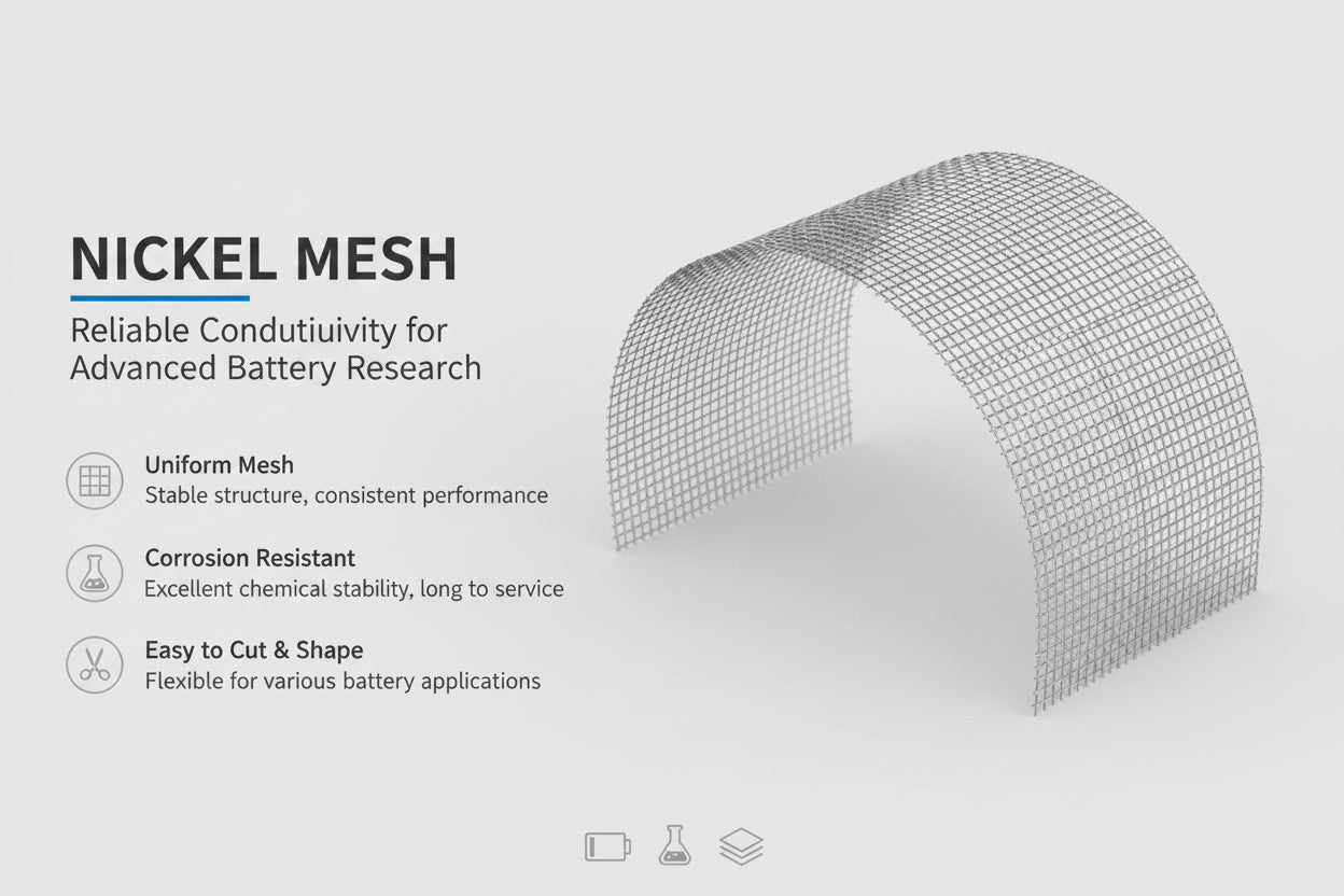 High-purity nickel mesh construction