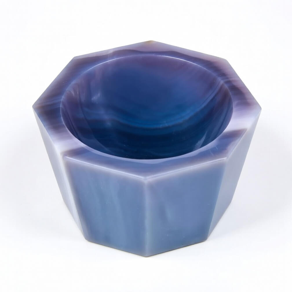 Natural Agate Mortar and Pestle Set with Grinding Rod flux battery hub