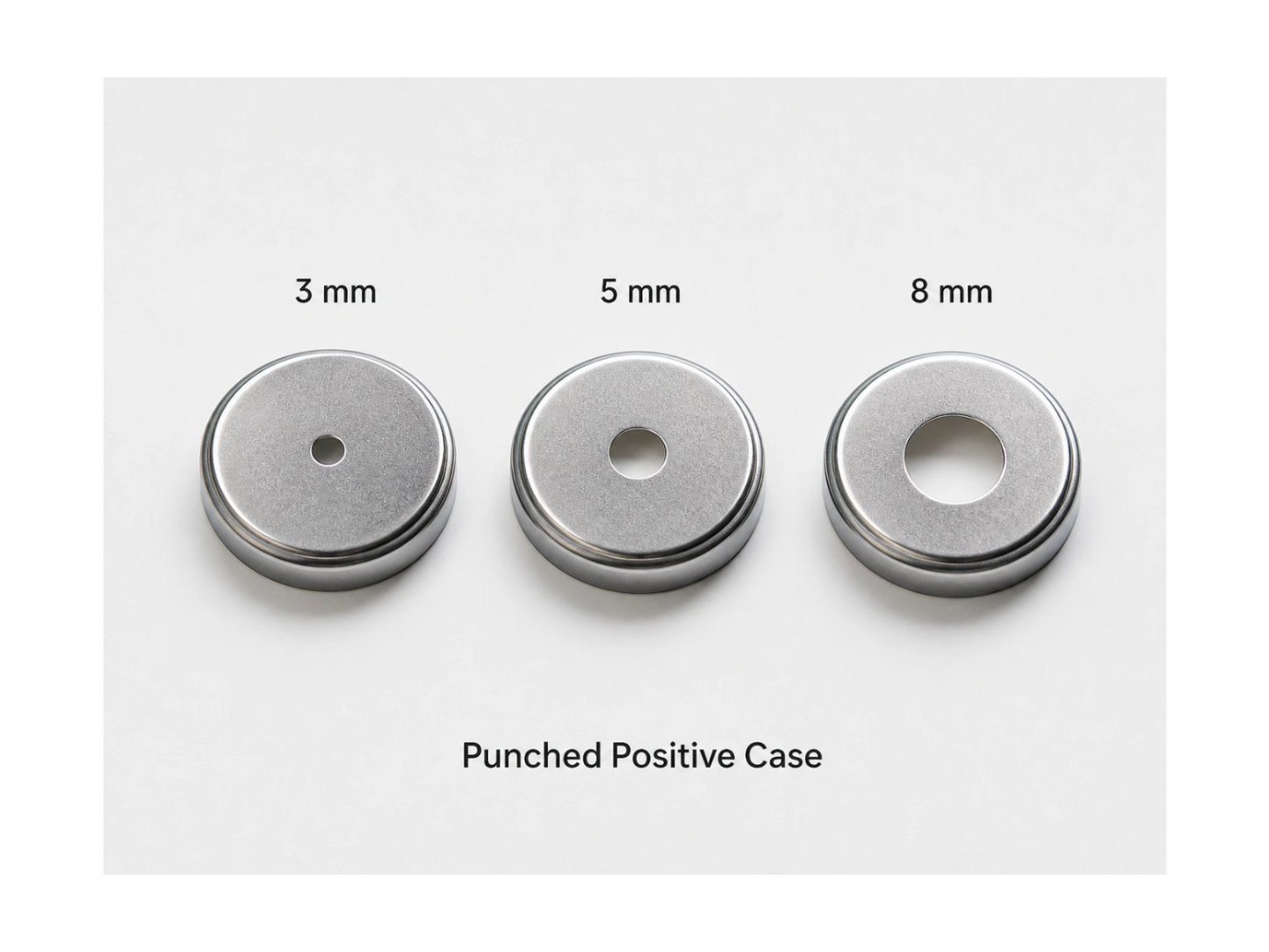 Punched Coin Cell Case for In-Situ Battery Testing CR2016 CR2025 CR2032_SS304_2