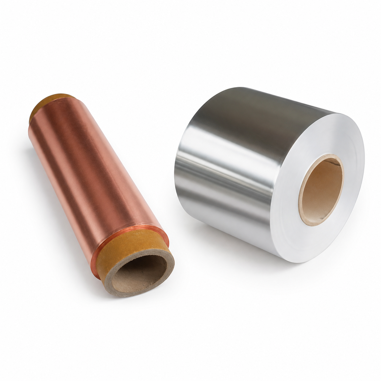 Copper and aluminum current collector foil starter bundle for battery research