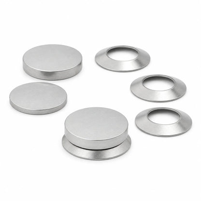 CR2032 double-sided aluminum-clad spacers and conical springs
