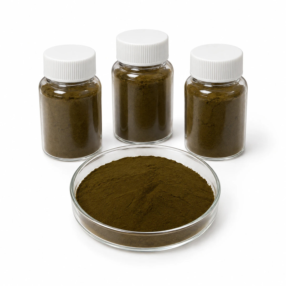 Li5FeO4 LFO prelithiation additive sample containers and powder