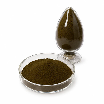 Li5FeO4 LFO cathode prelithiation additive powder in laboratory dishes