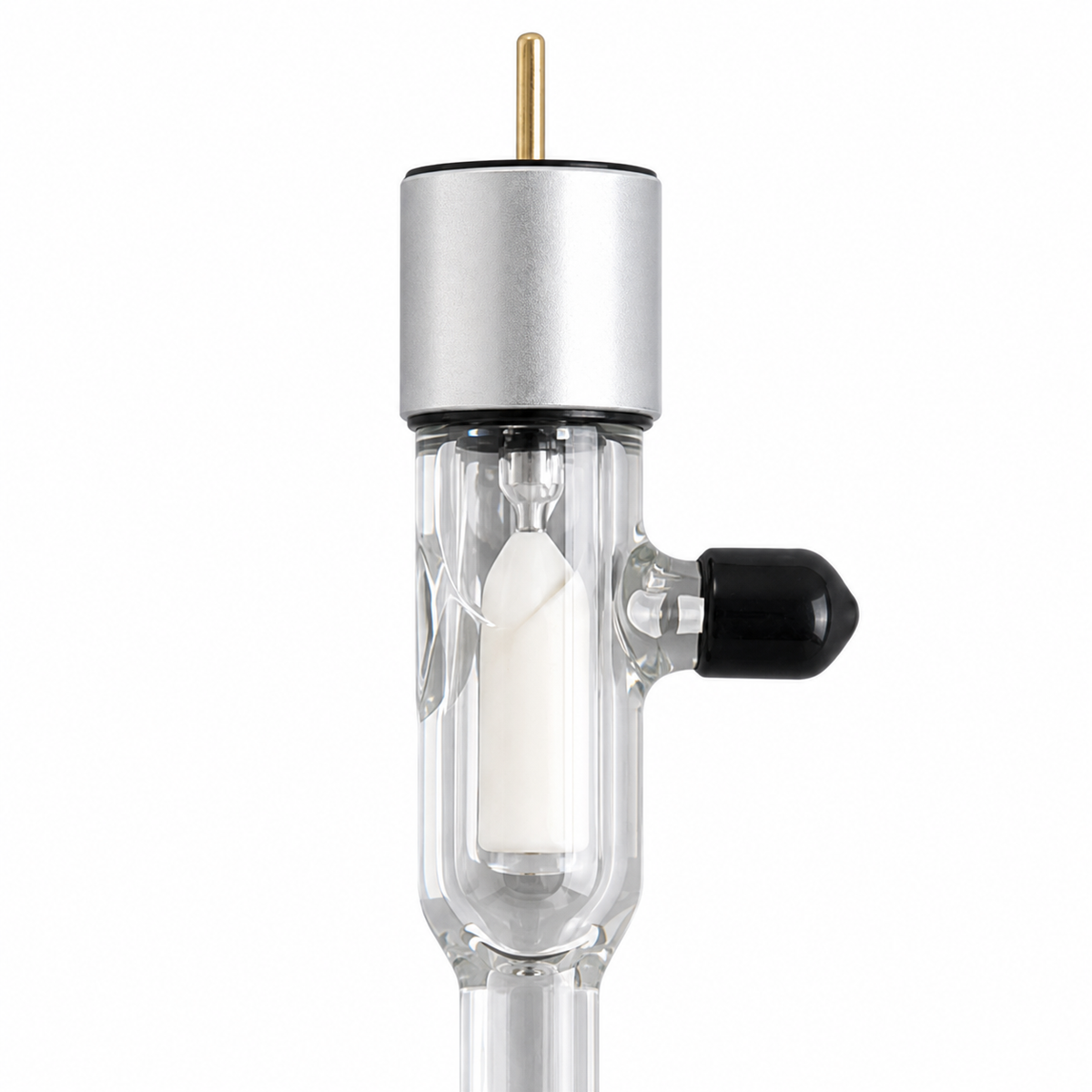Upper chamber and fill port detail of R0401 mercury sulfate reference electrode